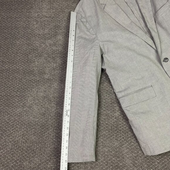 NWOT J. Crew Ludlow Baird McNutt Irish Linen Blazer Sport Coat Men's 46L Gray - Picture 12 of 15